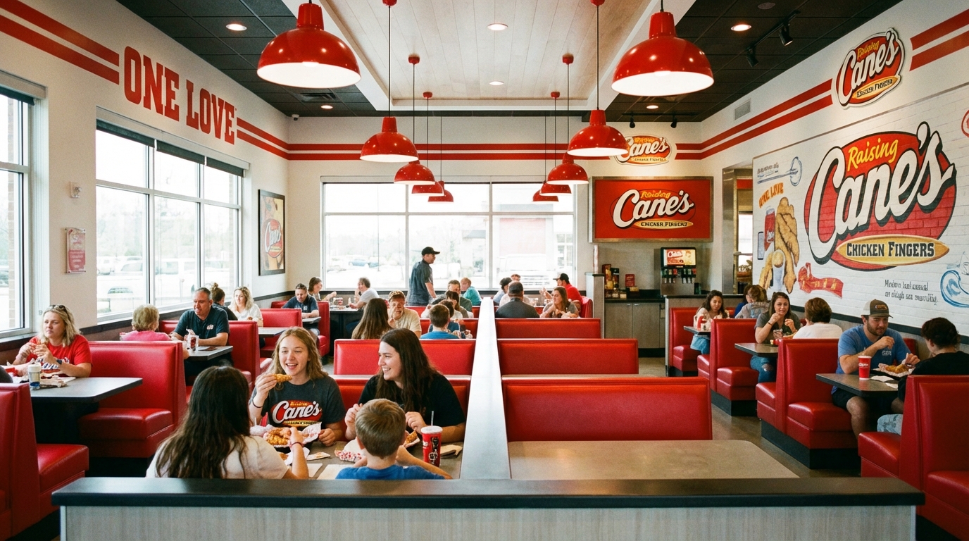 Inside Raising Cane's